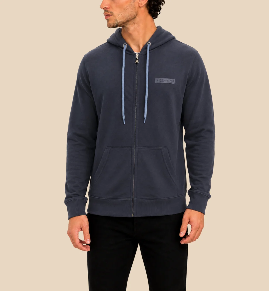 Casaco zipado com capuz Aeropostale